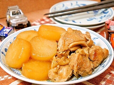 ほめられレシピ☆出汁なしで鶏肉と大根のうまうま煮物
